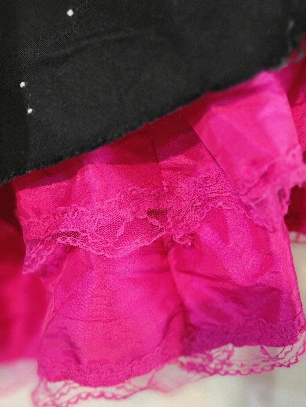 Upcycled One Of A Kind Layered Zodiac Horoscope Astrology Mini Skirt Goth Size 4 - Picture 6 of 7